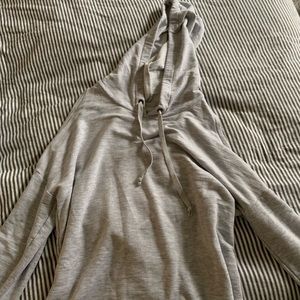 American eagle off the shoulder hoody